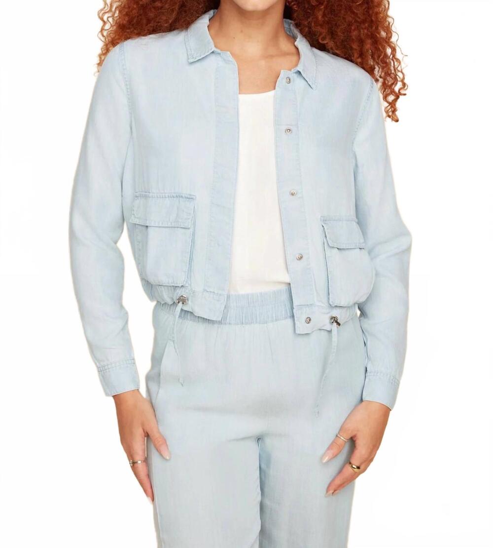 NEW RENUAR tencel jacket in chambray